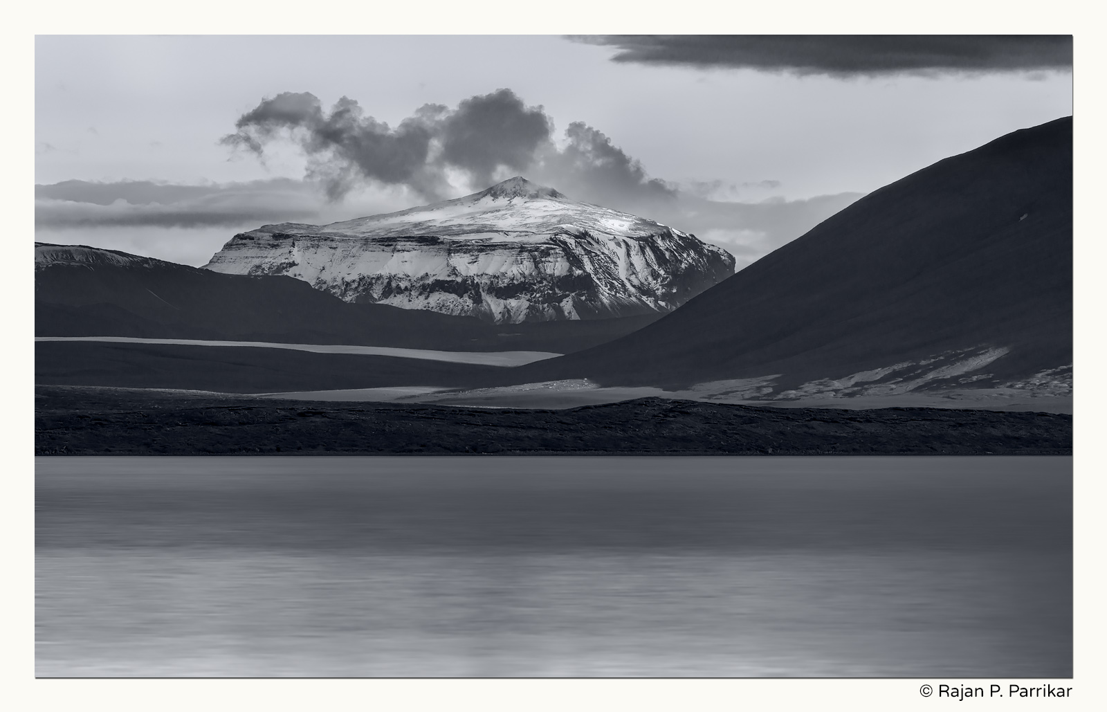 Herðubreið and part of Sellandafjall seen from Sandvatn, Iceland