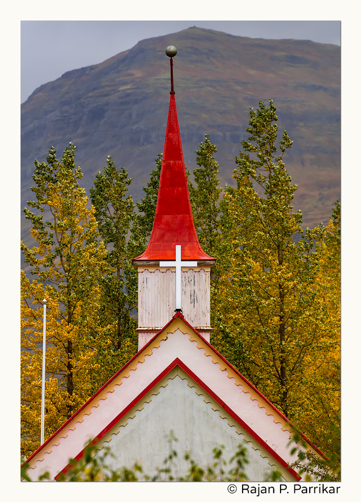 Church at Reyðarfjörður, Iceland