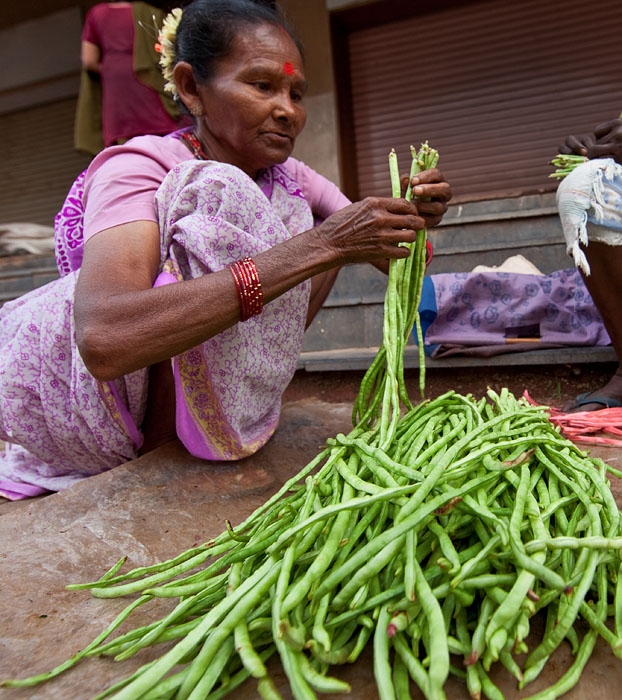 Vegetable market in Panjim, Goa