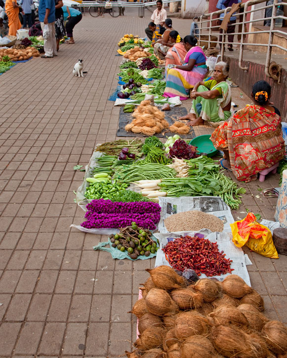 Fresh produce at Panjim market