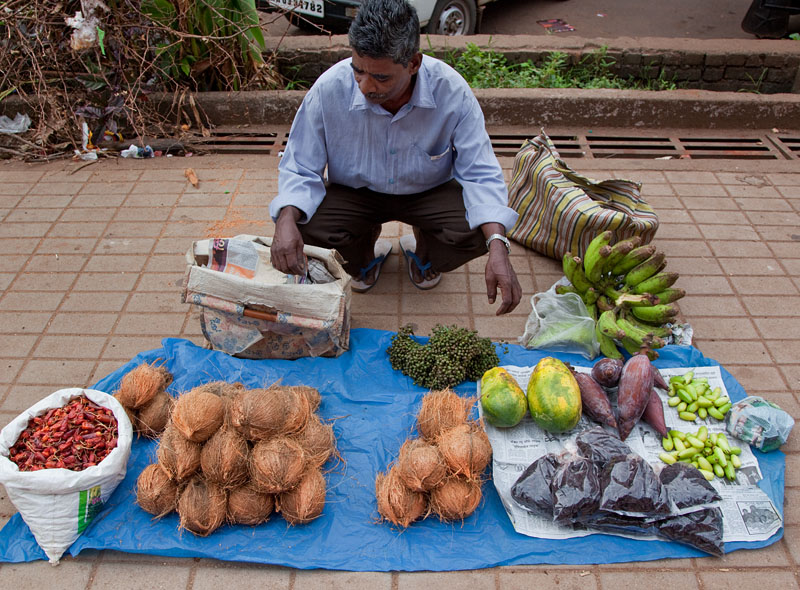 Fresh produce at Panjim market