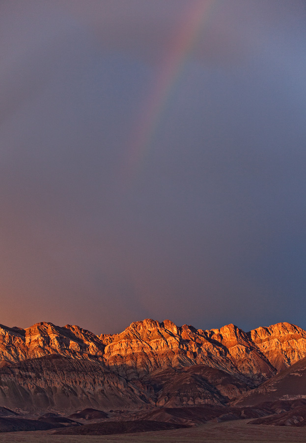 Rainbow over Death Valley