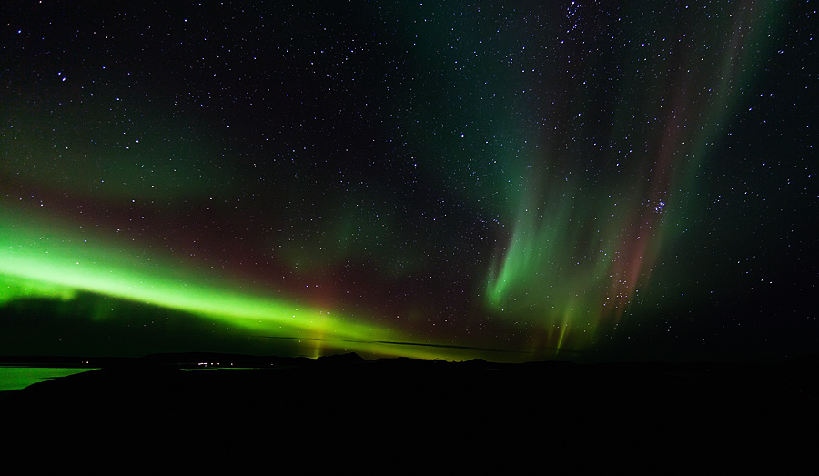 Northern Lights over Lake Myvatn