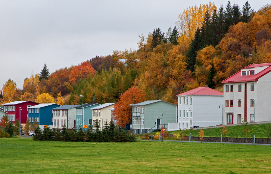 Fall morning in Akureyri