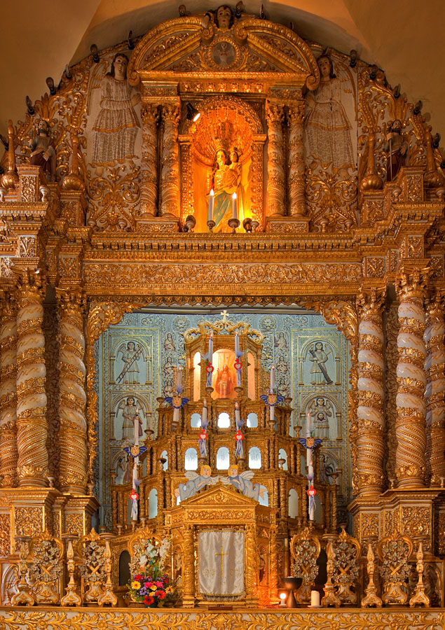 Altar at Socorro church