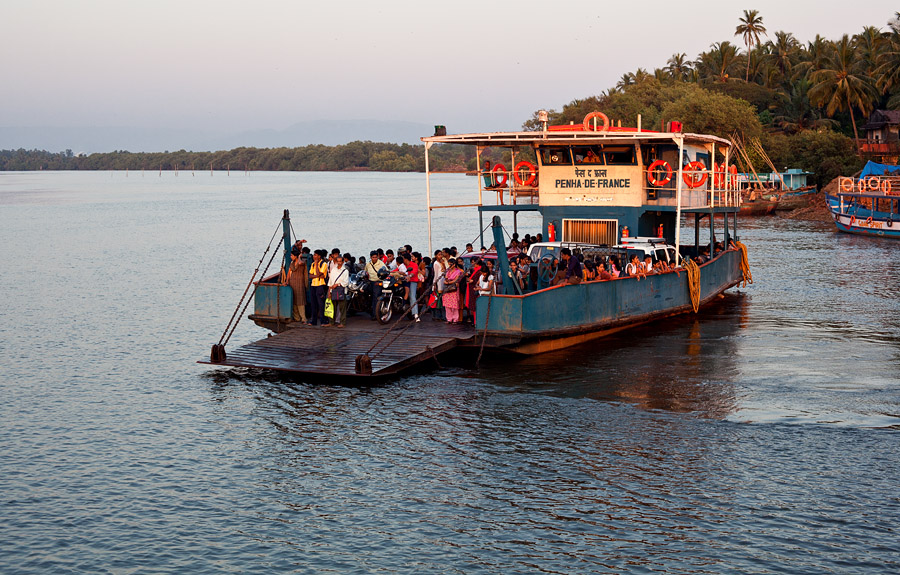 Old Goa to Divar ferry