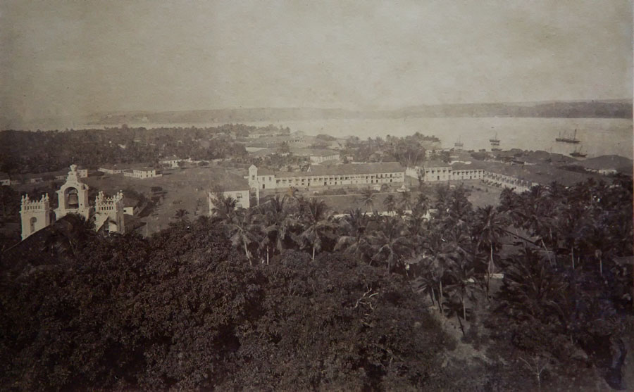 View over Panjim Church c. 1900