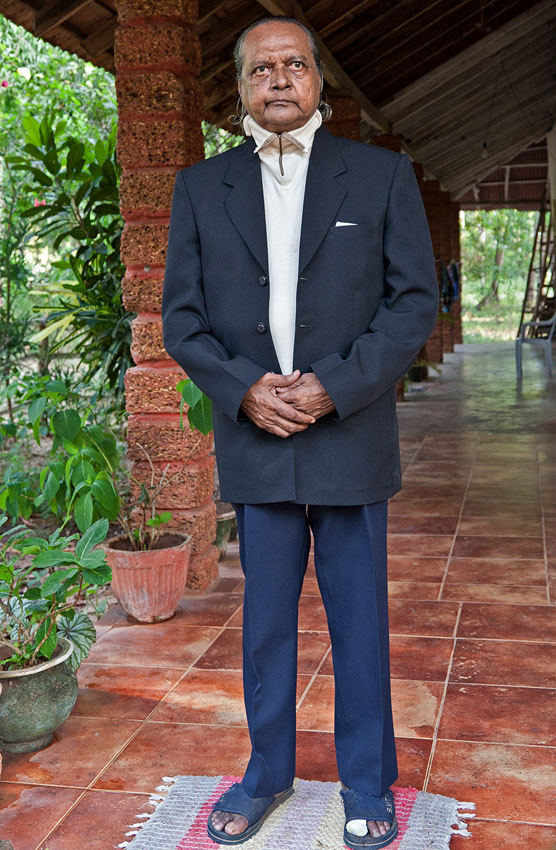 Anthony Gonsalves at his home in Majorda