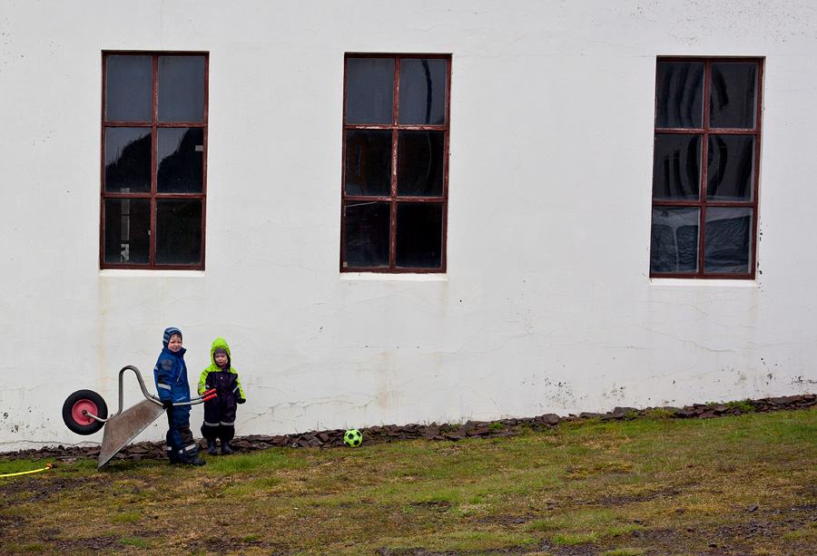 Kids in Djúpavík