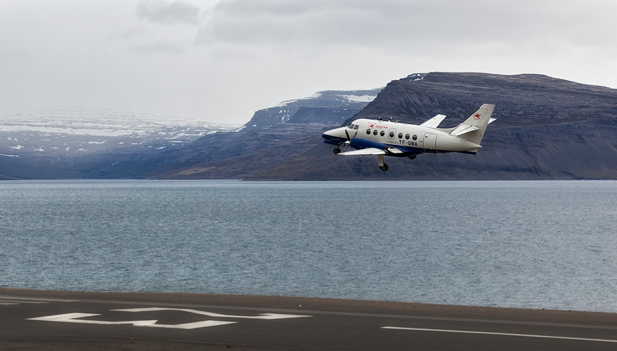 Airborne in Fossfjörður