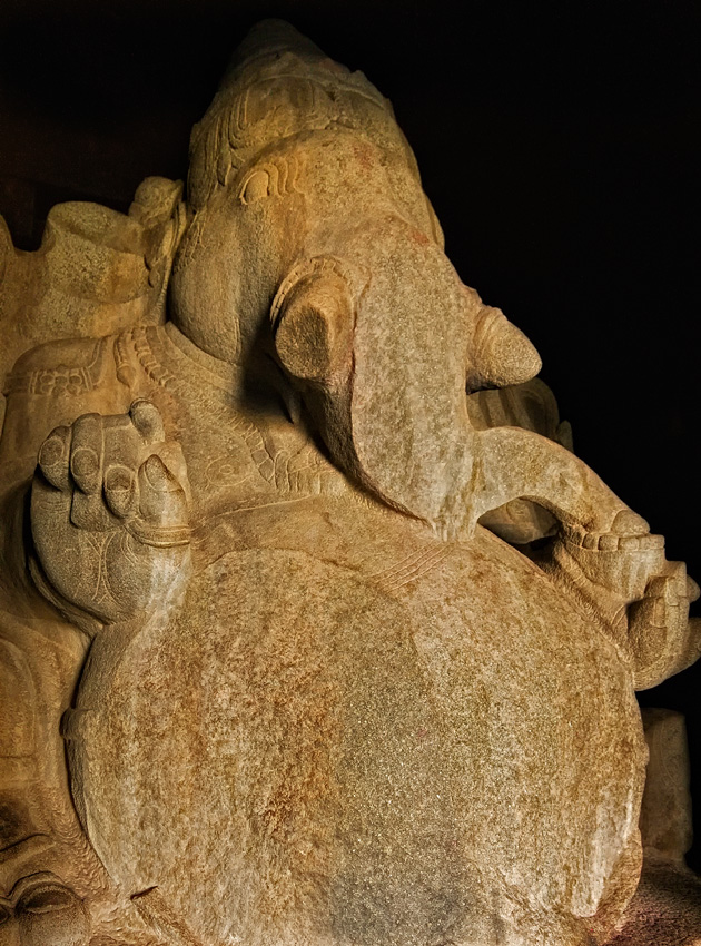 Kadalekalu Ganesha at Hampi, Karnataka
