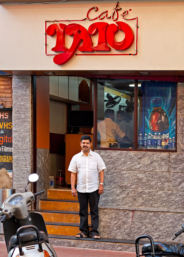 Pradip Dhuri, proprietor of Café Tato