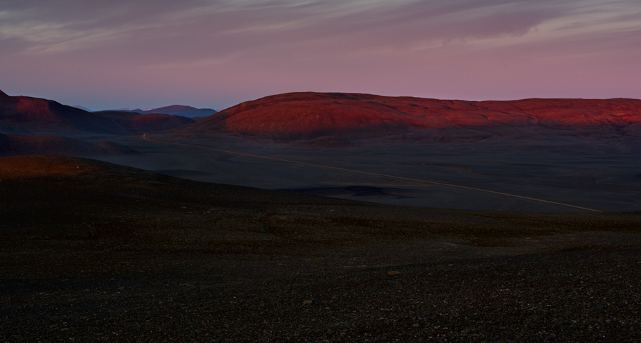 Midnight in the Icelandic Highlands