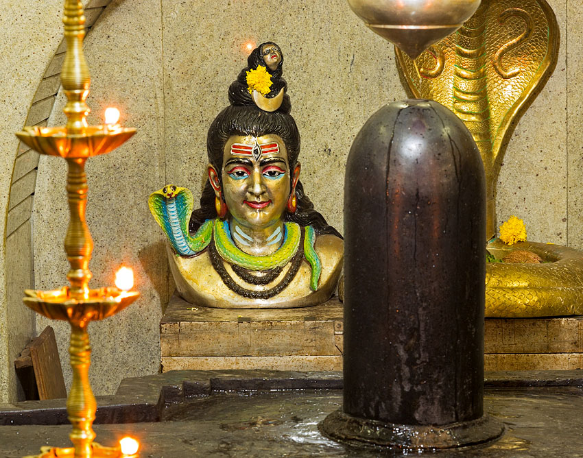Lord Shiva, Kamleshwar temple in Korgaon, Goa