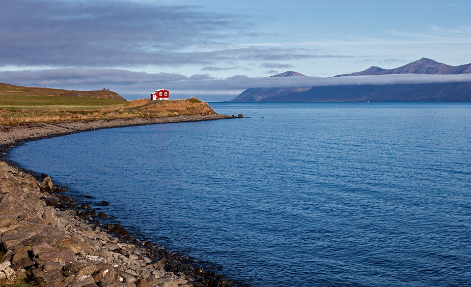Dalvík on Eyjafjörður in Fall