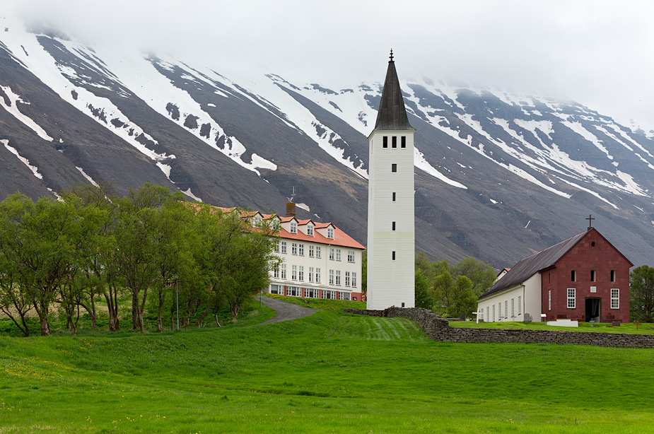 The church at Hólar in Hjaltadalur, north Iceland