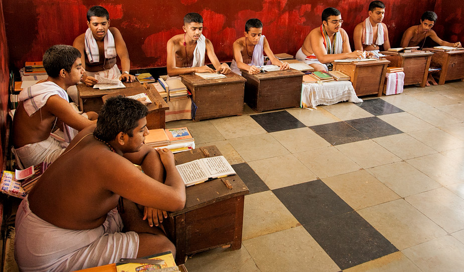 Monks in training