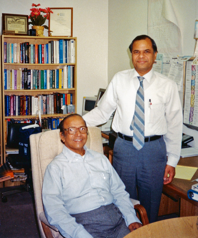 Welcomed by my advisor, late Professor K.C. Gupta