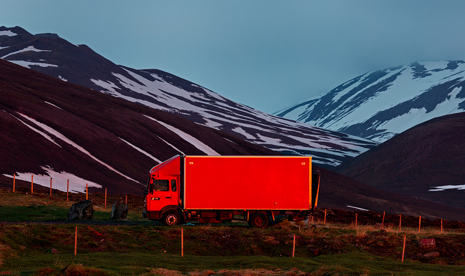 Truck-Midnight-Sun-Skagafjordur-Iceland
