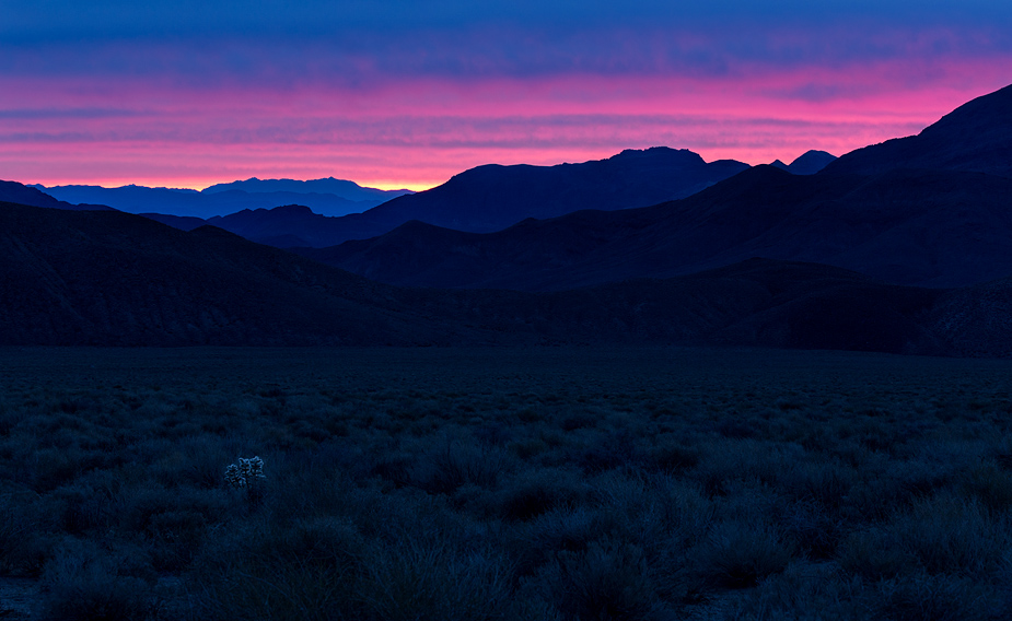 Dawn in Butte Valley, Death Valley National Park, California