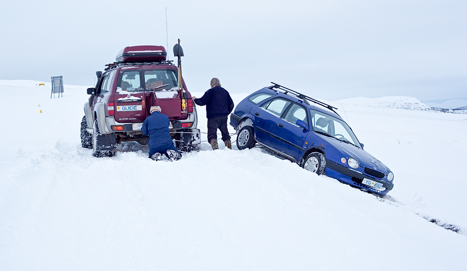 Rescue operation in progress, Mjóafjarðarheiði