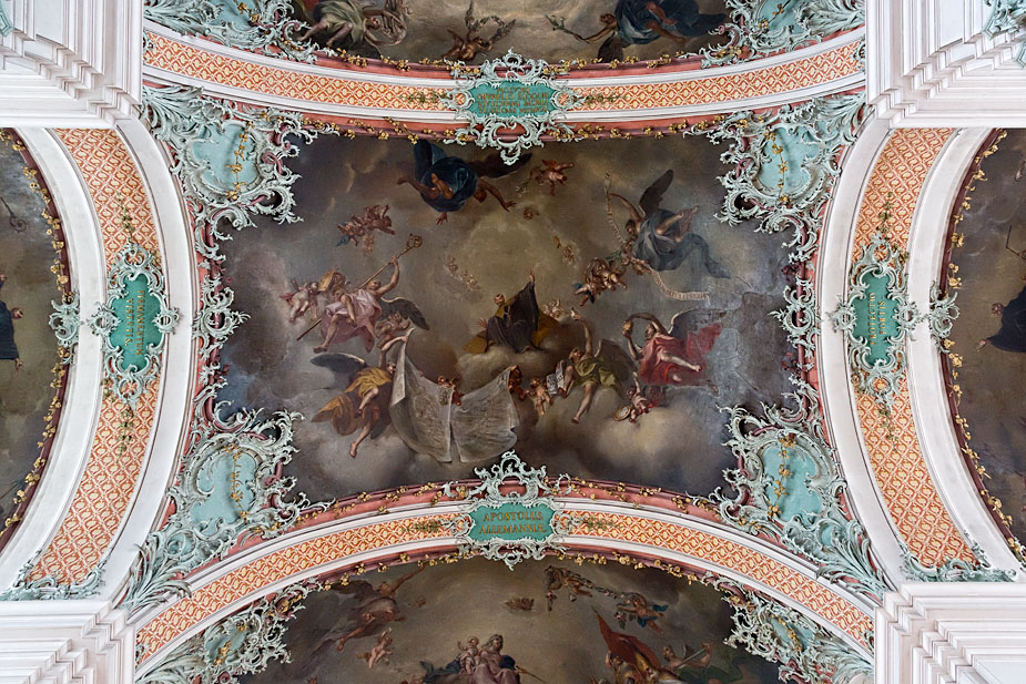 Frescoes, St. Gallen Cathedral, Switzerland