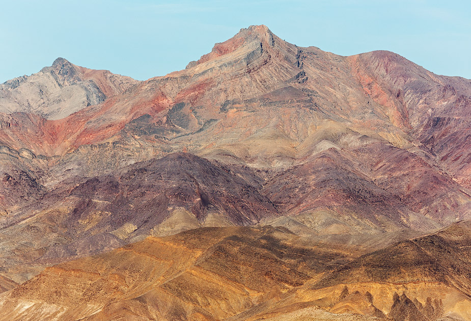 Corkscrew Peak from Chloride Cliff, Death Valley