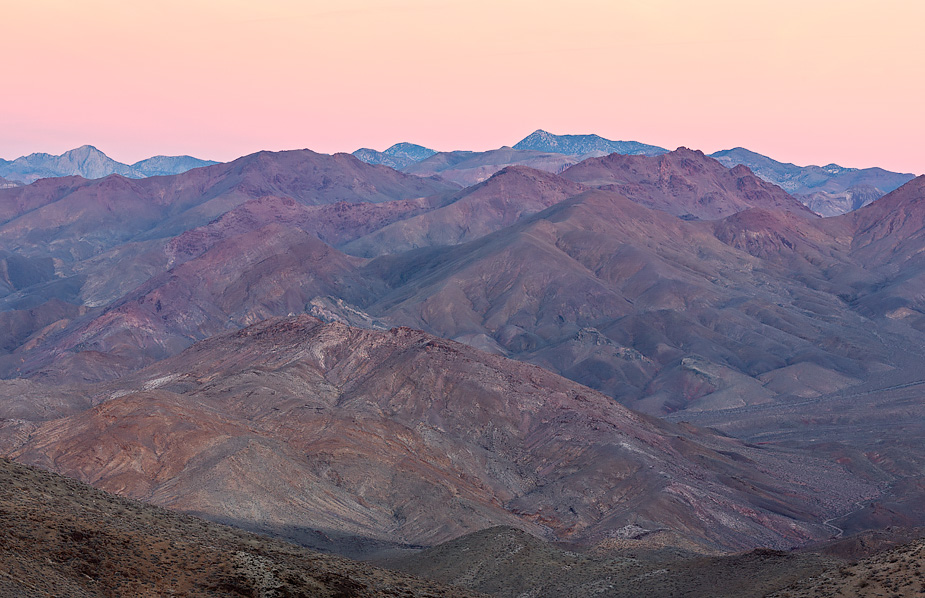 Amargosa range from Chloride Cliff, Death Valley