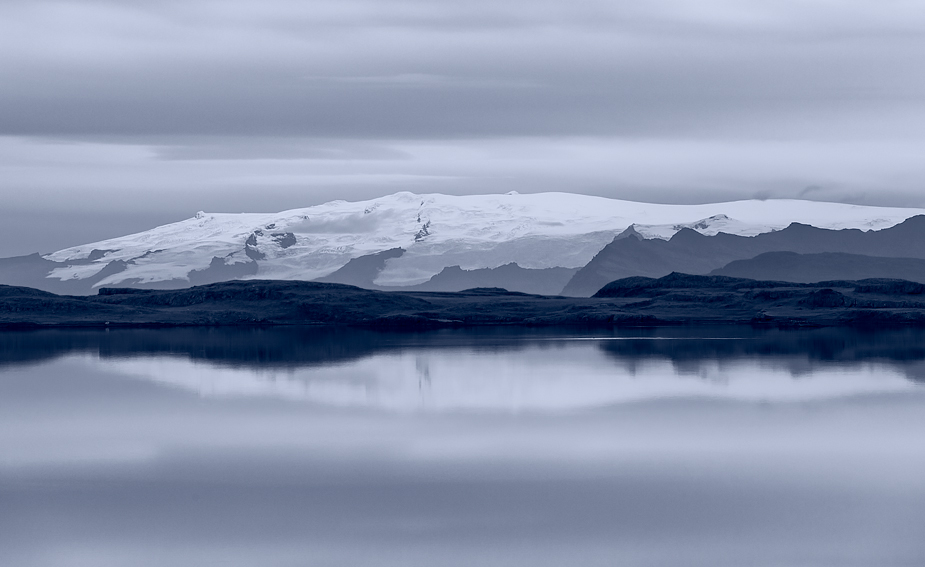 Vatnajökull seen from Höfn, Iceland