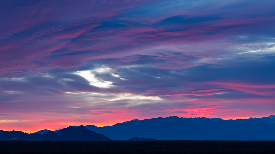 Before sunrise in Amargosa Valley, Nevada