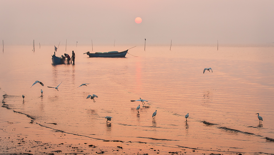 Sunrise in Siridona, Goa