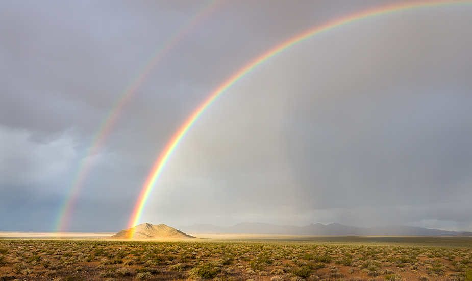 Rainbow in Amargosa Valley, Nevada