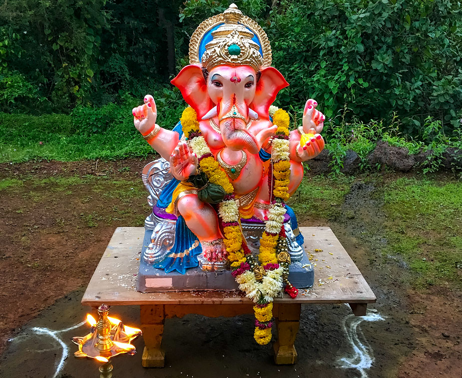 Ganesha in Dhargal, Goa