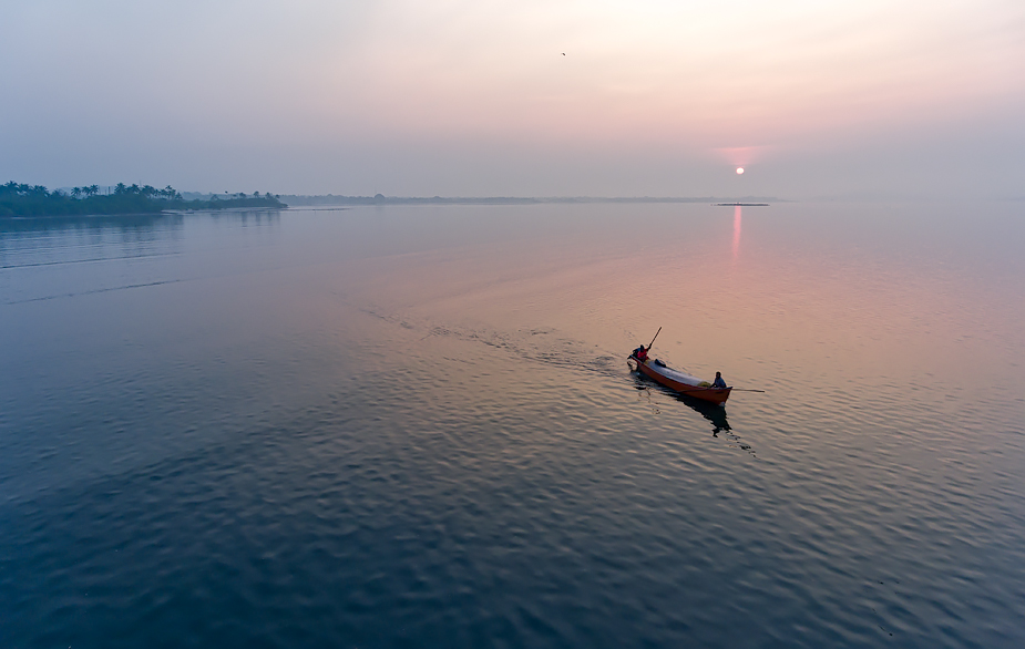 Sunrise in Siridona, Goa