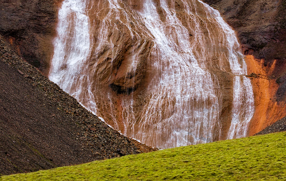 Rauðufossar Waterfalls, Iceland