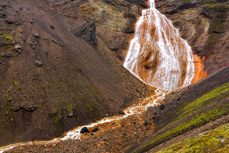 Rauðufossar Waterfalls, Iceland