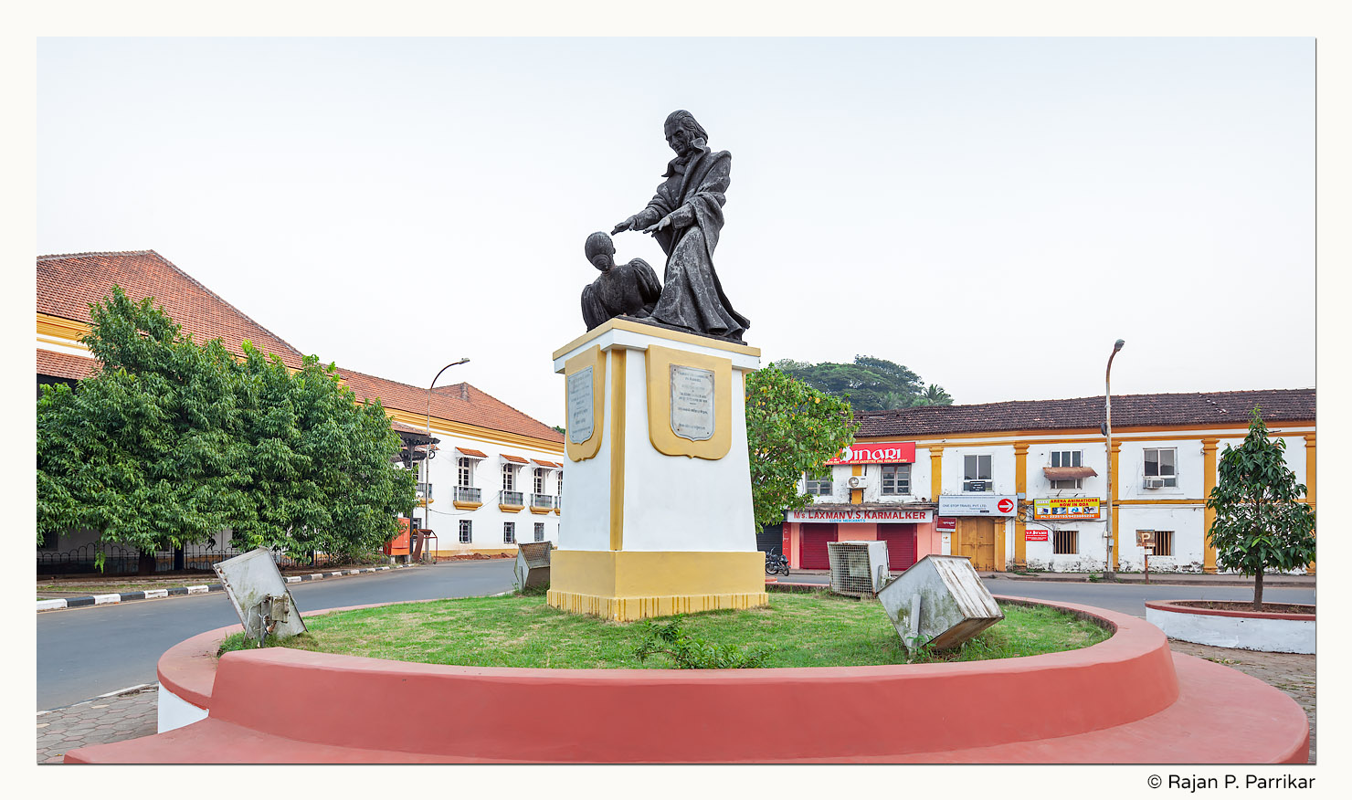 Abbe Faria statue in Panjim, Goa