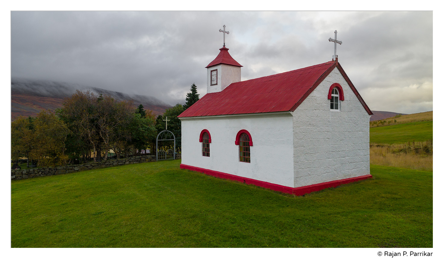 Church at Lundarbrekka in Bárðardalur, Iceland