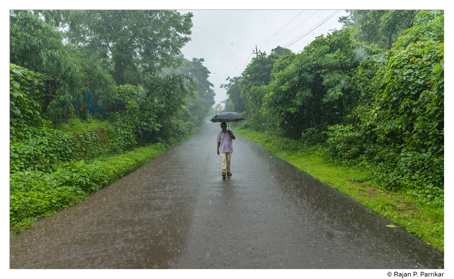 Heavy rain in Savoi-Verem, Goa