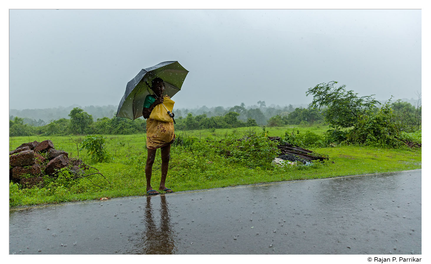 Rain in Khandola, Goa