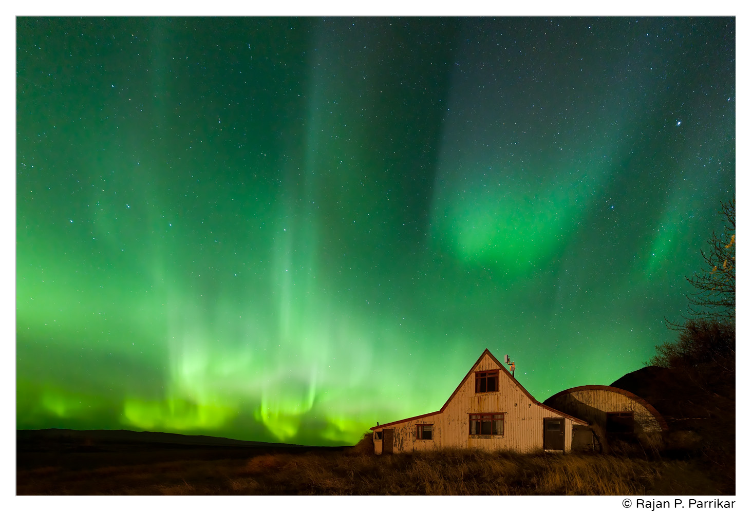 Northern Lights in Haukadalur, Iceland