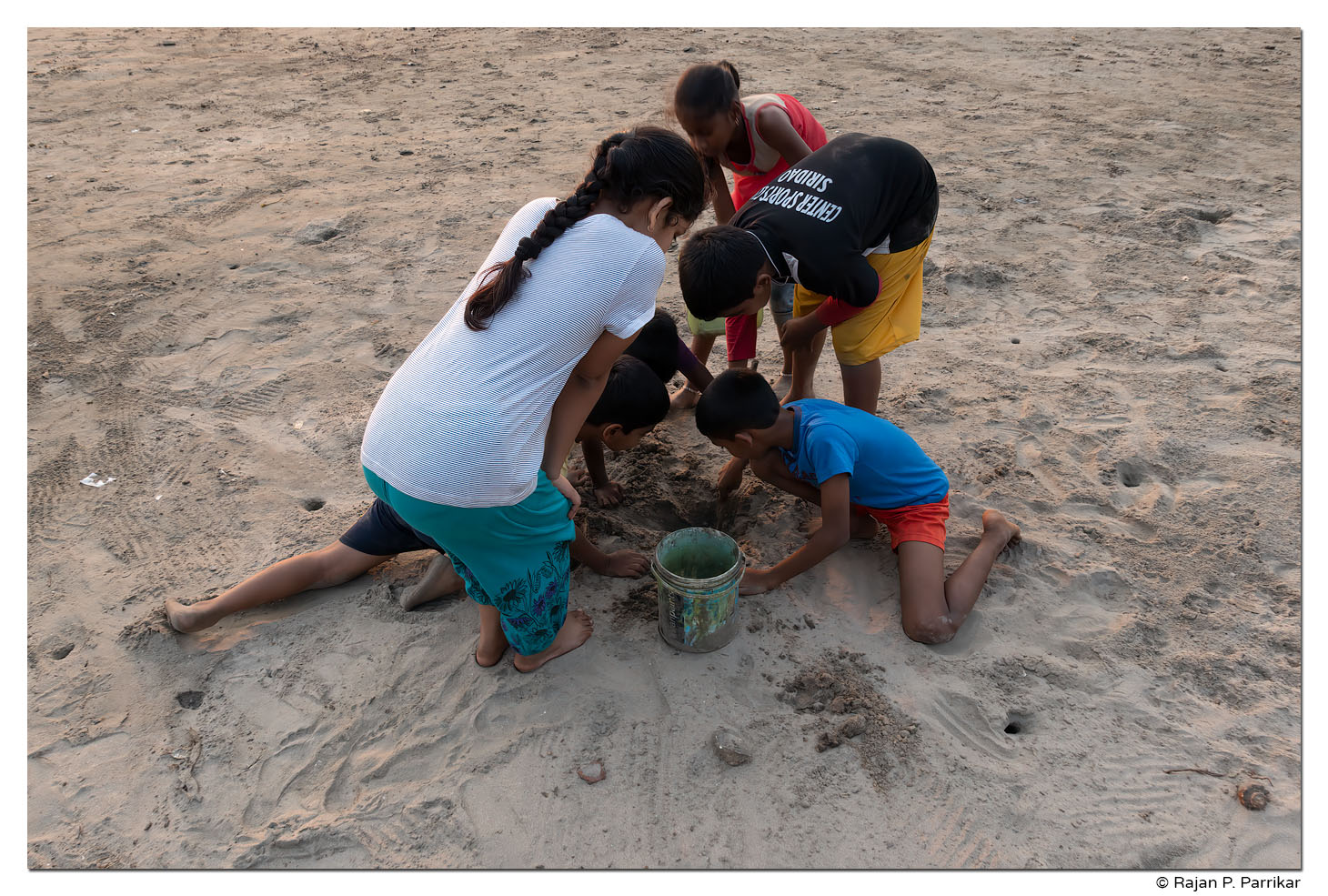 Kids at play, Siridona, Goa