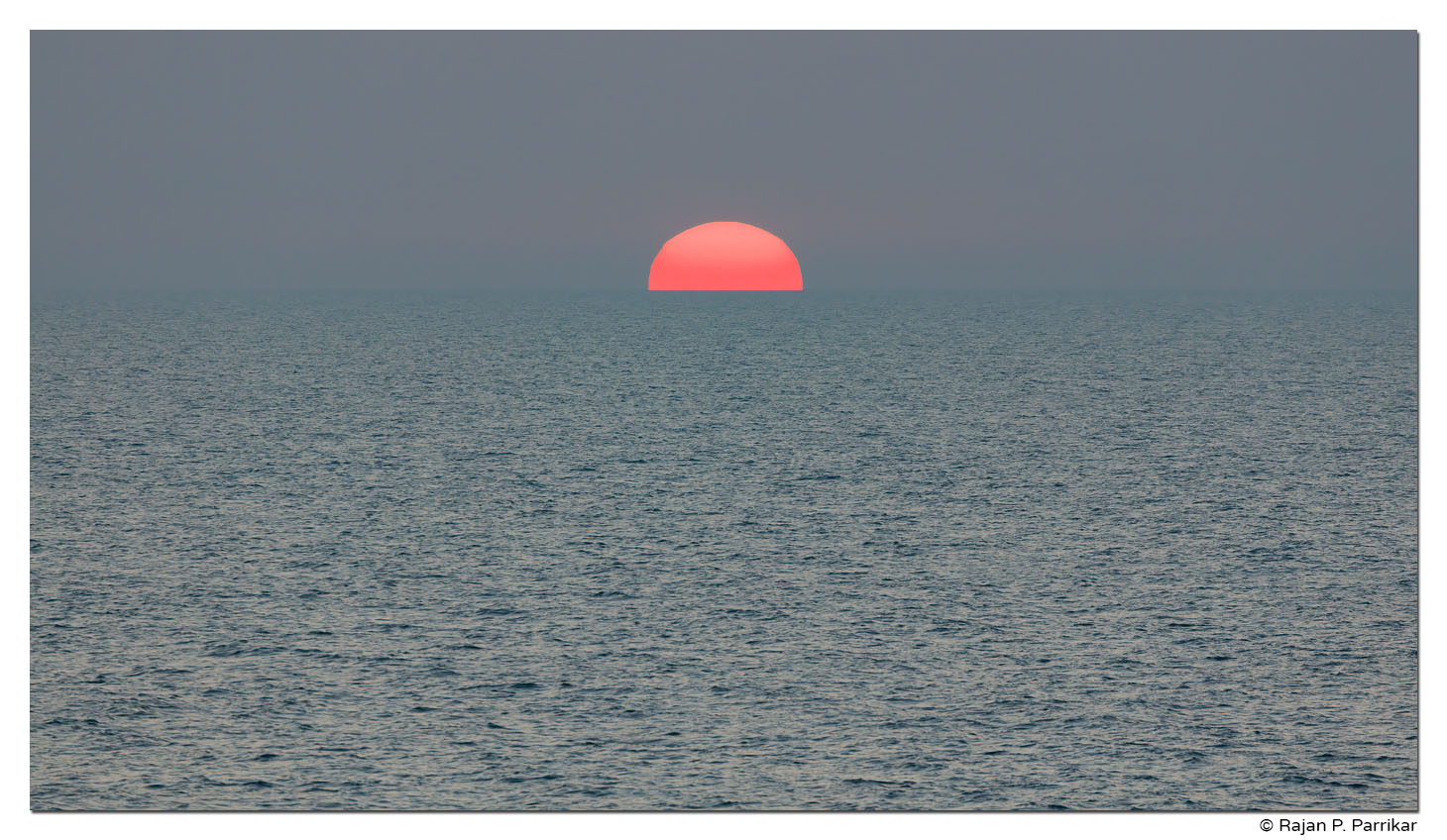 Sunset on Arabian Sea - border of Goa and Maharashtra