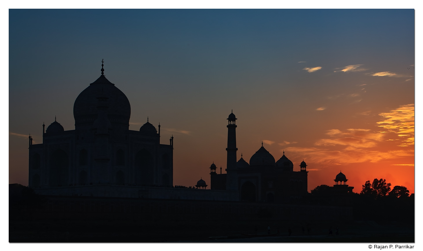 Sunset at Taj Mahal, Agra