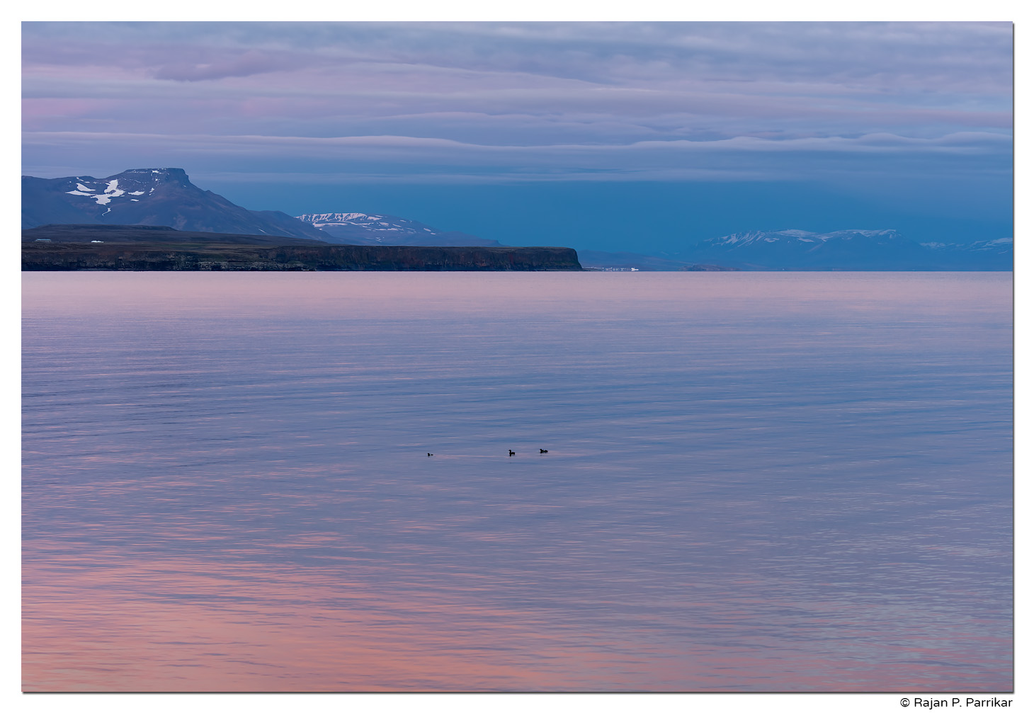 Midnight calm - Kálfshamarsvík, Skagafjörður, Iceland
