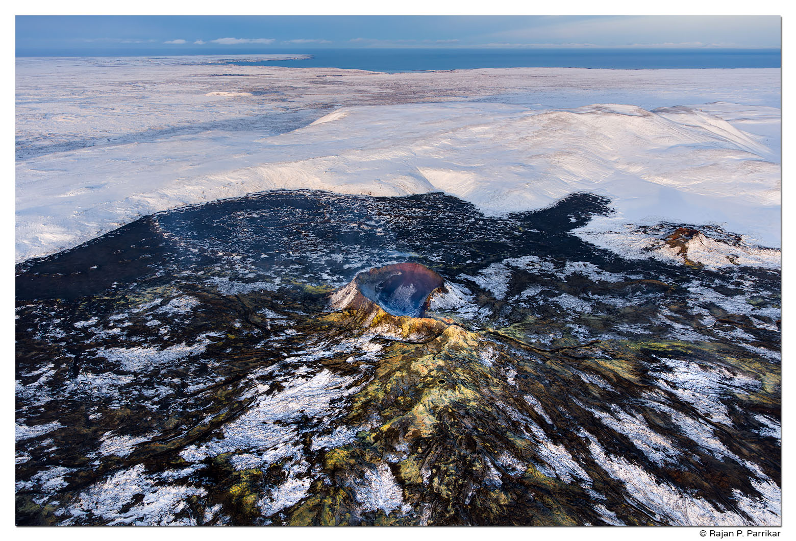 Volcanic Eruption 2021 at Fagradalsfjall, Reykjanes, Iceland