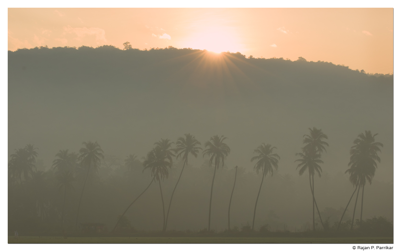 Sunrise in Tivrem, Goa