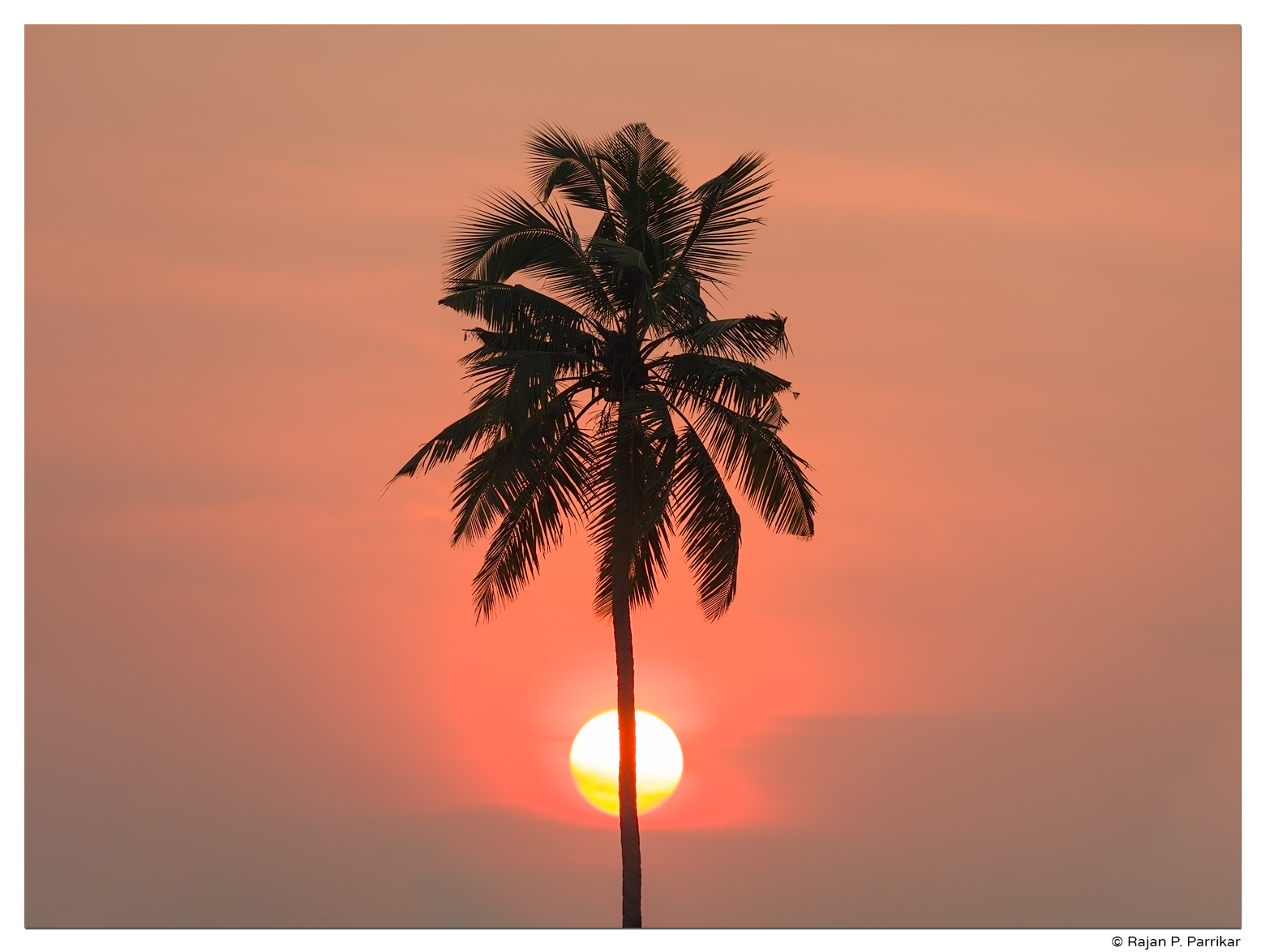 Sunset in Taleigao, Goa