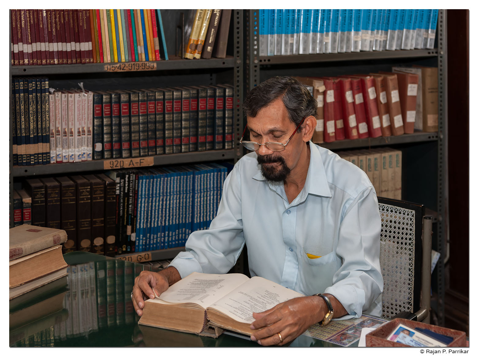 Atleto Afonso, Librarian,. Central Library, Panjim, Goa