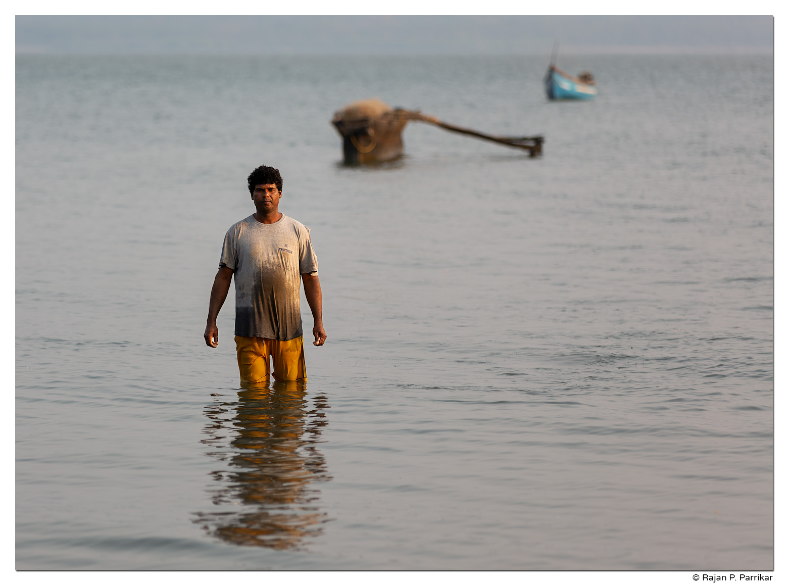 Fisherman Anton Pires in Siridona, Goa